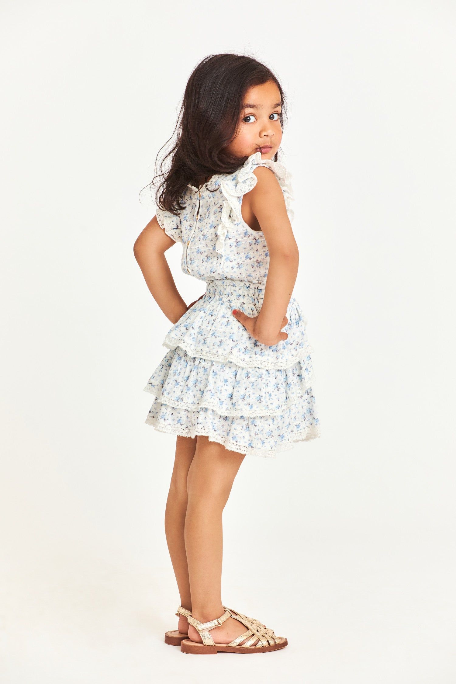 Girls Janelly Dress sold by LoveShackFancy product image thumbnail 3