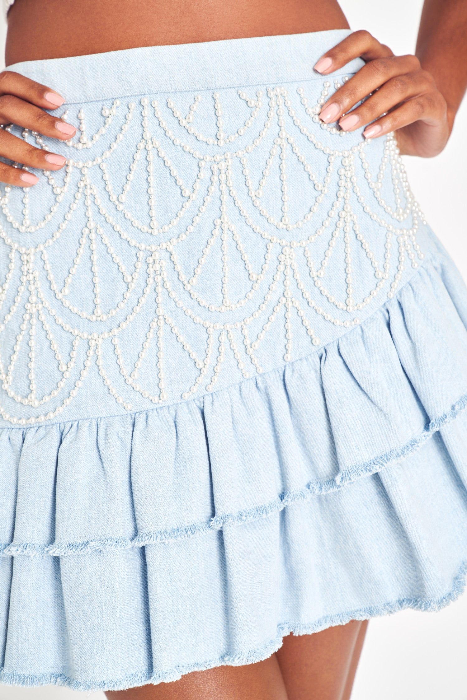 Ayana Mini Skirt sold by LoveShackFancy product image thumbnail 3