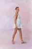 Deanna Halter Floral Eyelet Mini Dress sold by LoveShackFancy