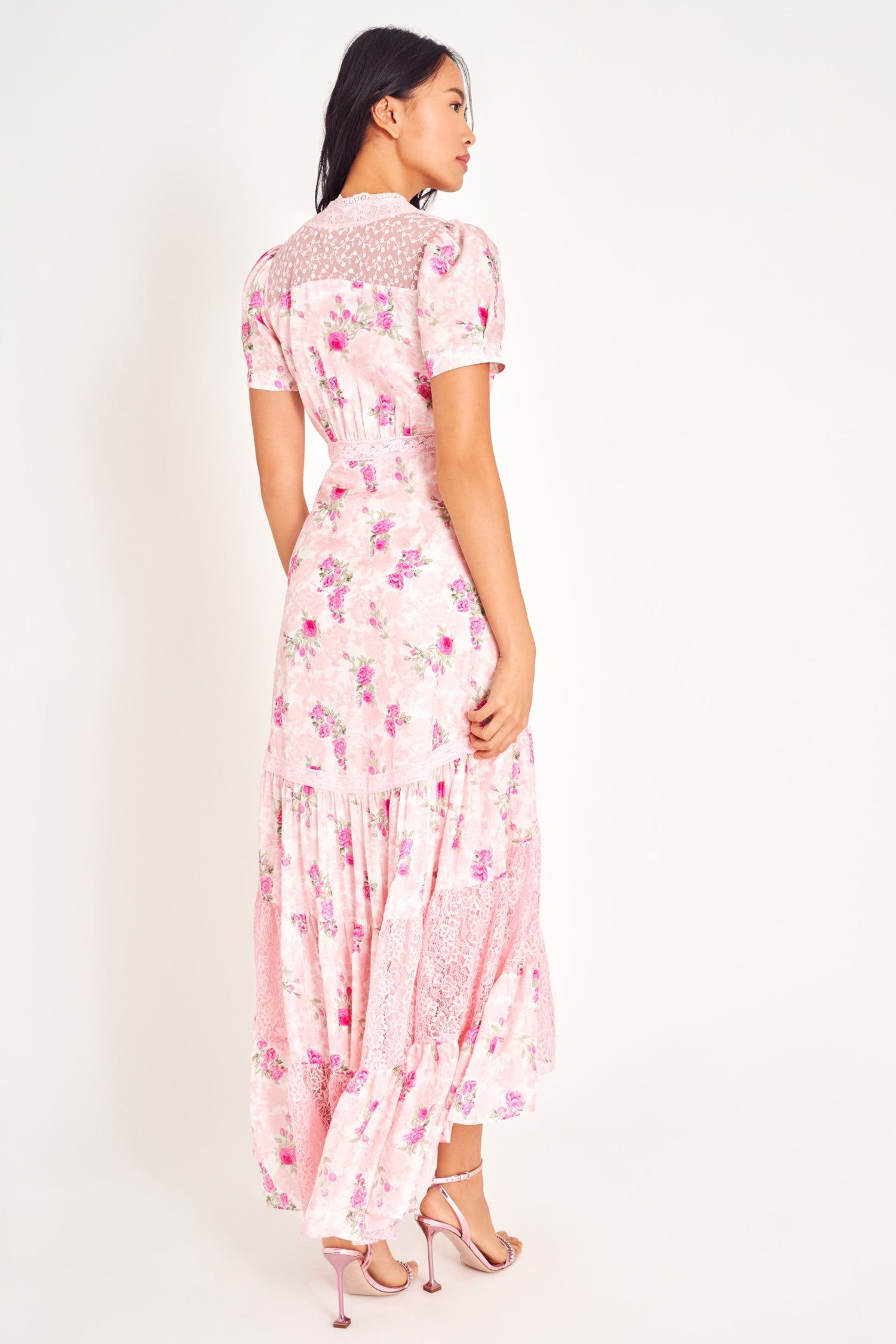 Tink Silk Maxi Dress sold by LoveShackFancy product image thumbnail 5