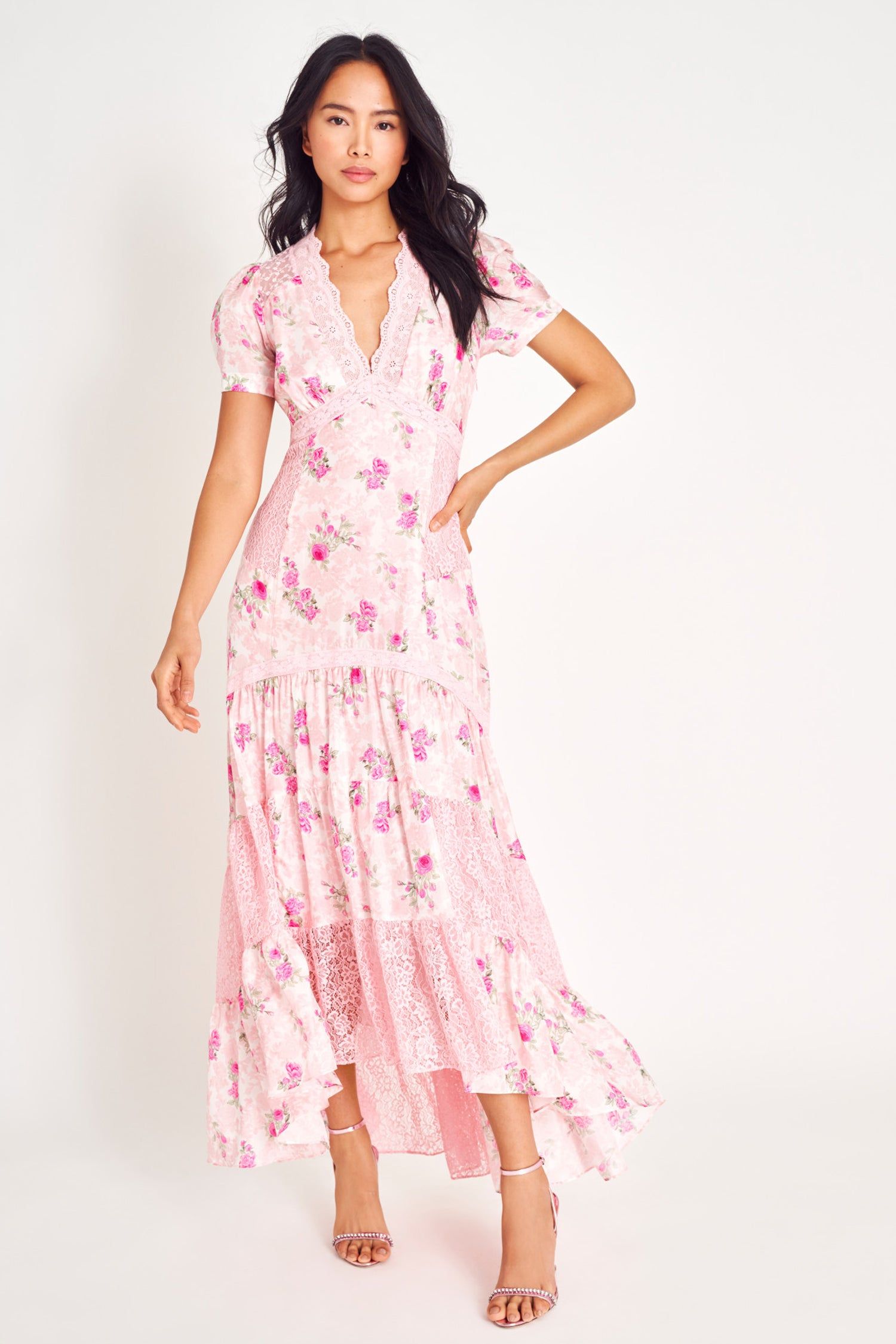 Tink Silk Maxi Dress sold by LoveShackFancy product image thumbnail 2