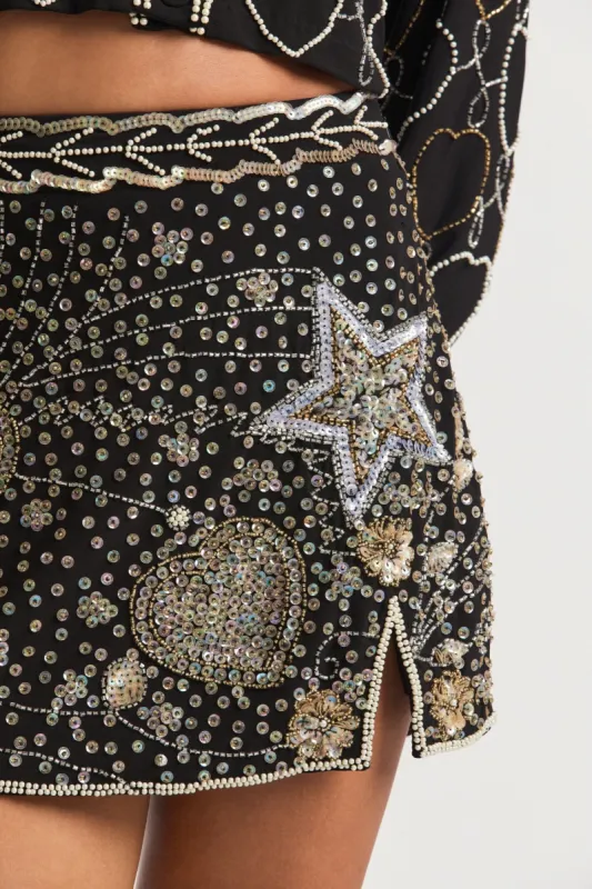 Lani Mini Skirt sold by LoveShackFancy