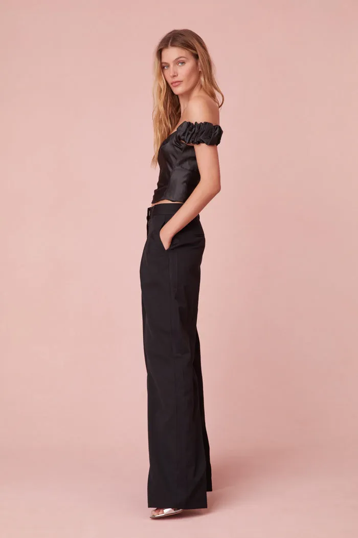Adams Wide Leg Tailored Pant sold by LoveShackFancy product image thumbnail 3
