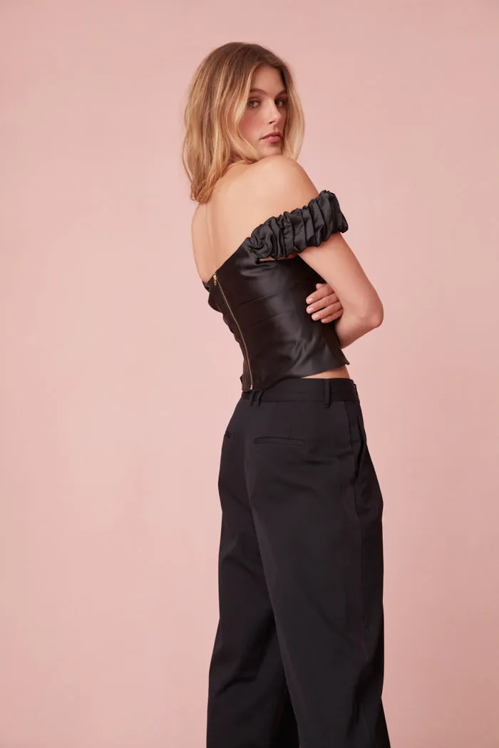 Adams Wide Leg Tailored Pant sold by LoveShackFancy product image thumbnail 2