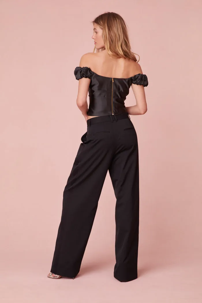 Adams Wide Leg Tailored Pant sold by LoveShackFancy product image thumbnail 4