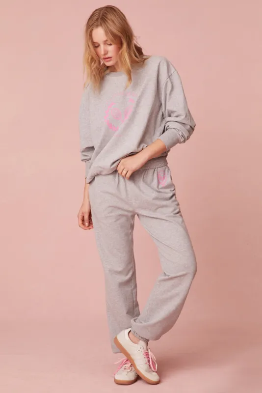 Darina Fleece Sweatpants sold by LoveShackFancy