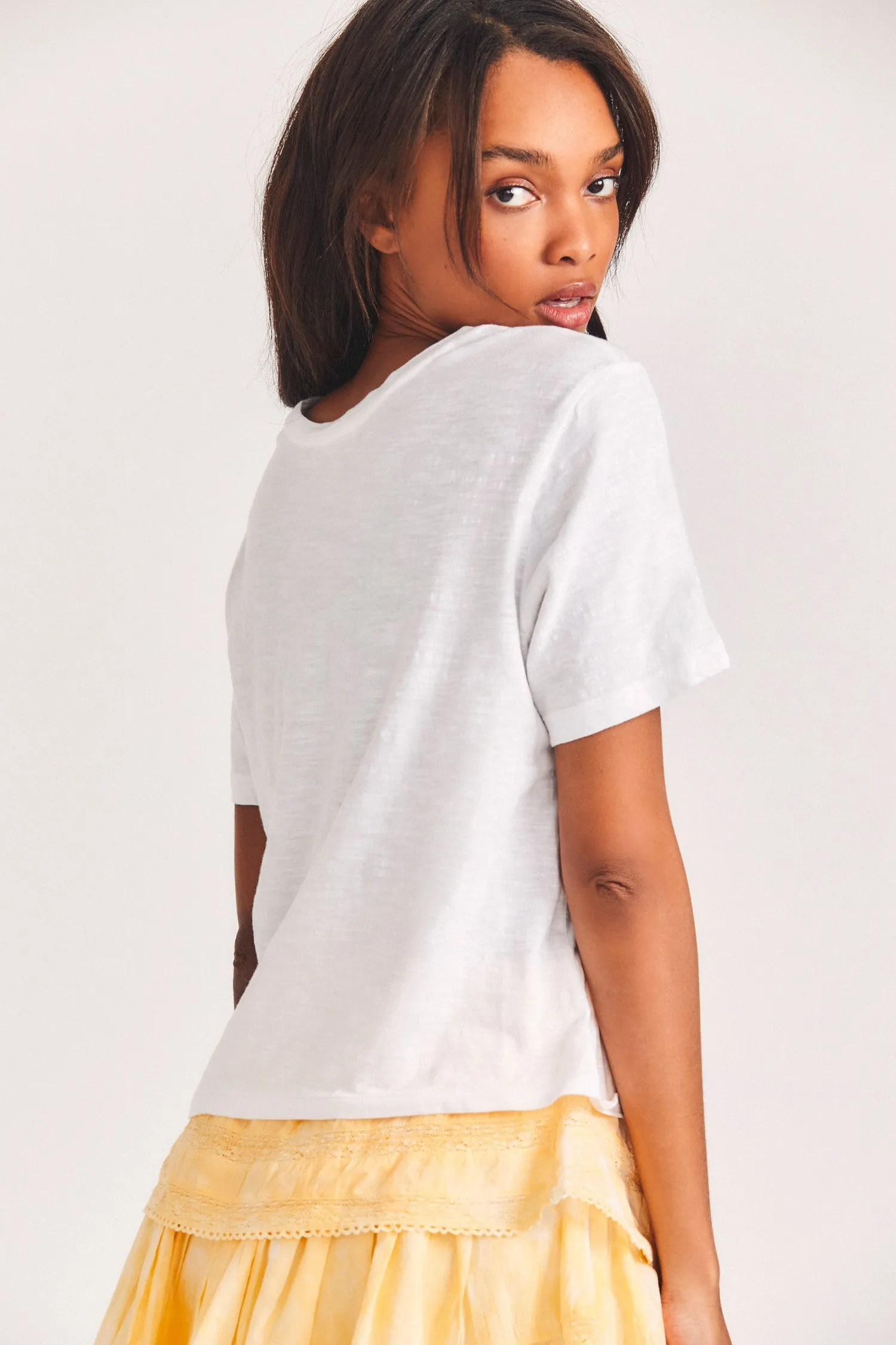 Calix Cotton Tee sold by LoveShackFancy product image thumbnail 4