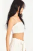 Emmalou Linen Bralette Top sold by LoveShackFancy