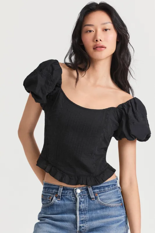 Breonna Top sold by LoveShackFancy