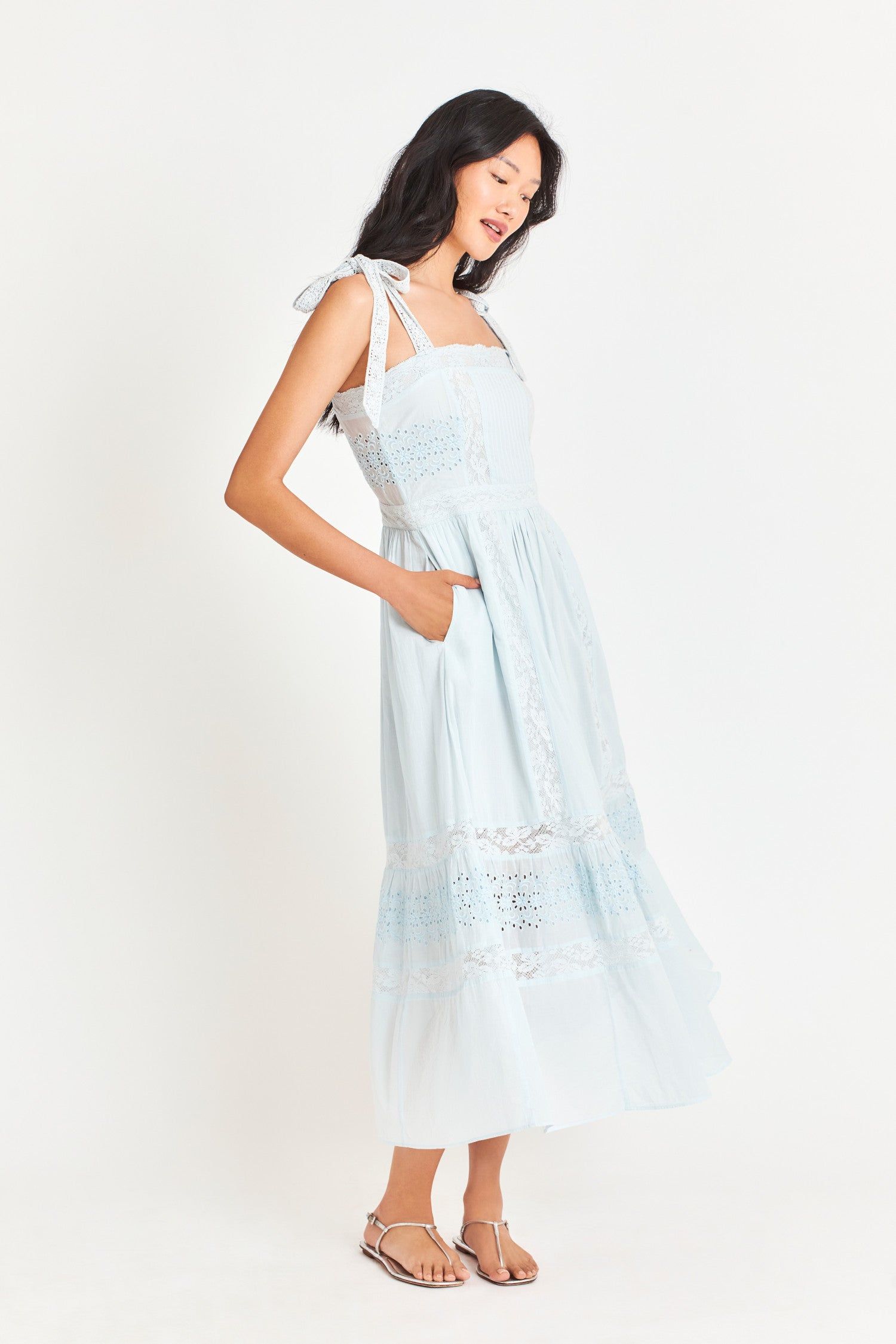 Ayala Midi Dress sold by LoveShackFancy product image thumbnail 4