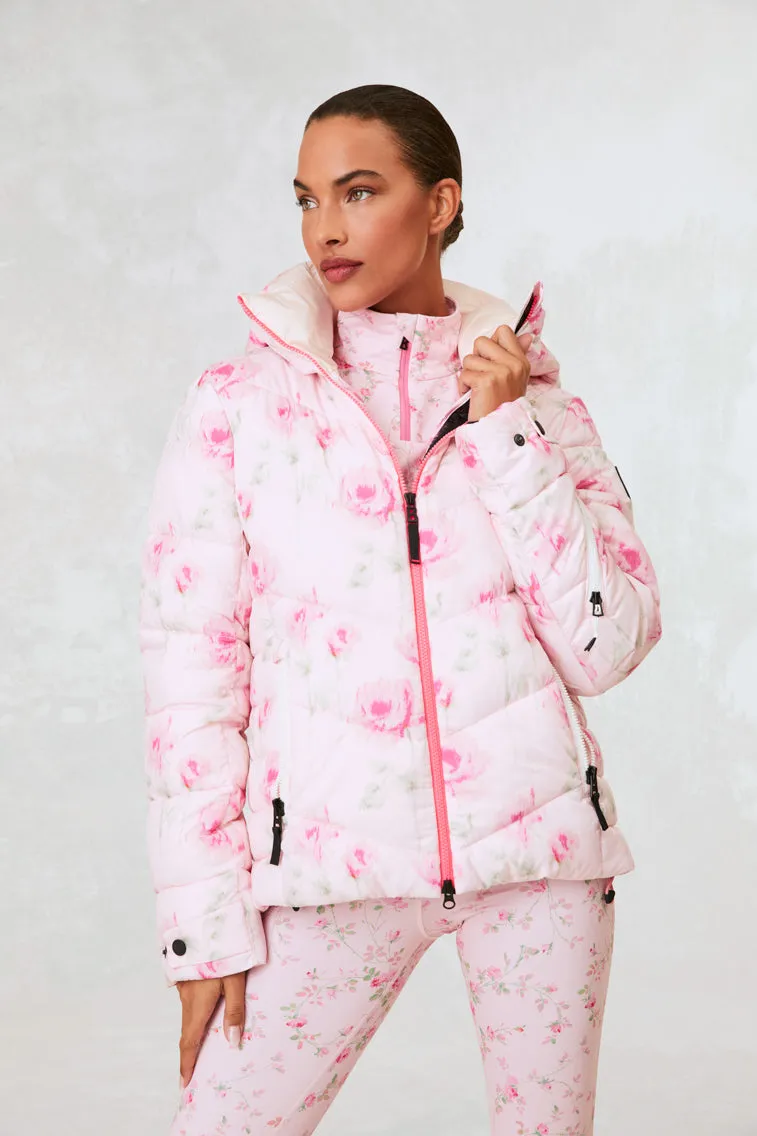 Bogner x LoveShackFancy Saelly Thermal Puffer Jacket sold by LoveShackFancy