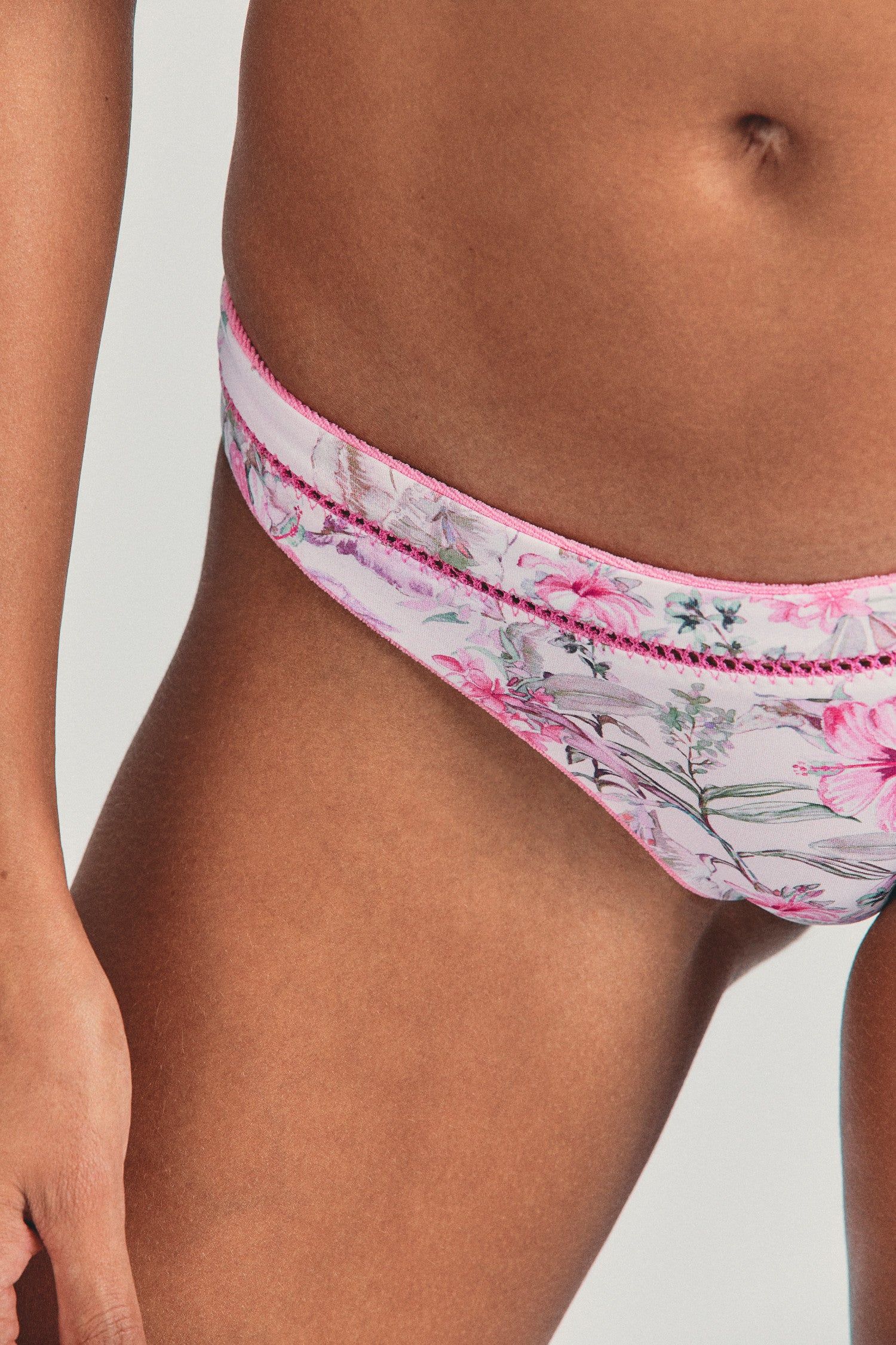 LoveShackFancy x Hurley Reversible Cheeky Bikini Bottom sold by LoveShackFancy product image thumbnail 3