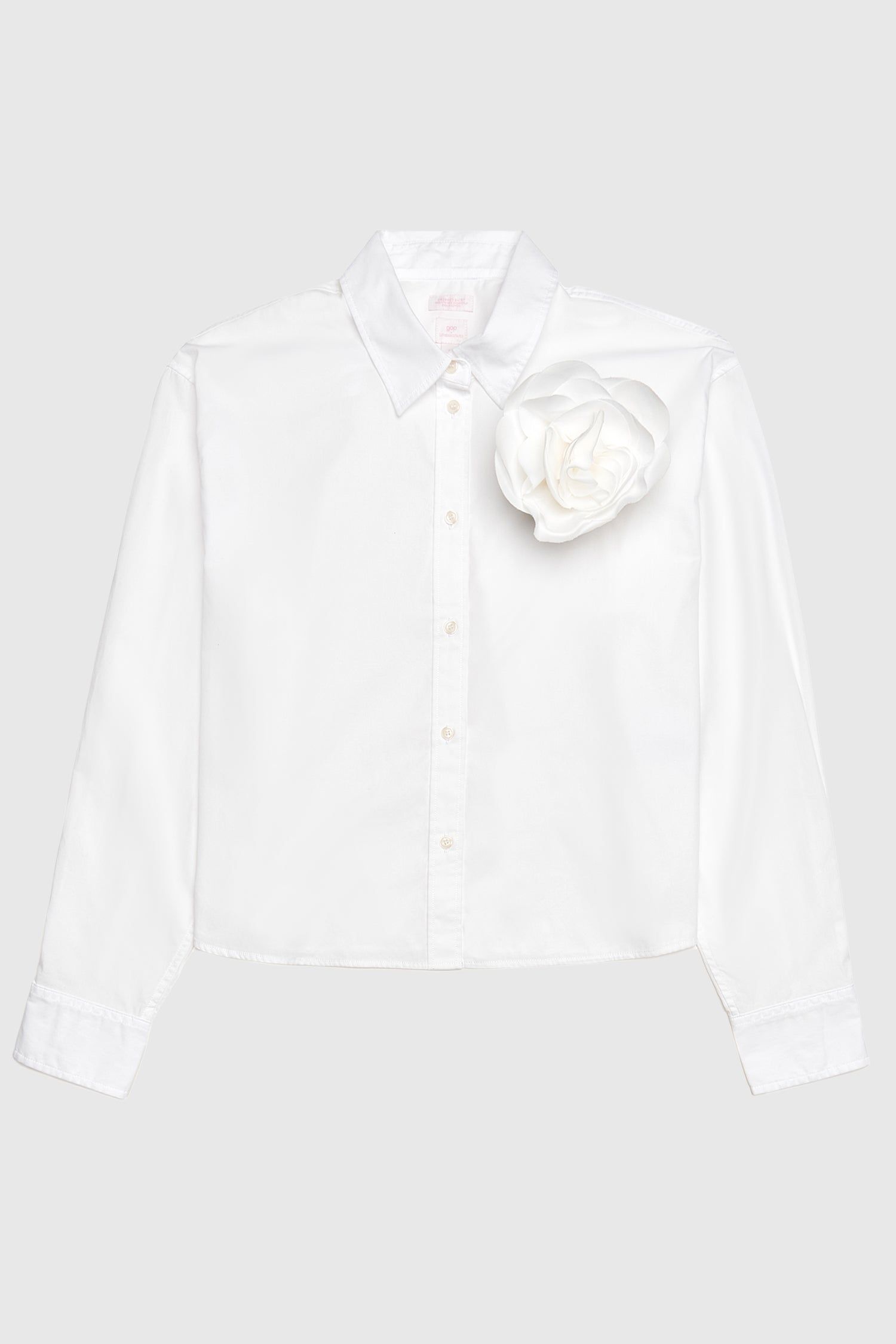Gap x LoveShackFancy Crop Shirt sold by LoveShackFancy
