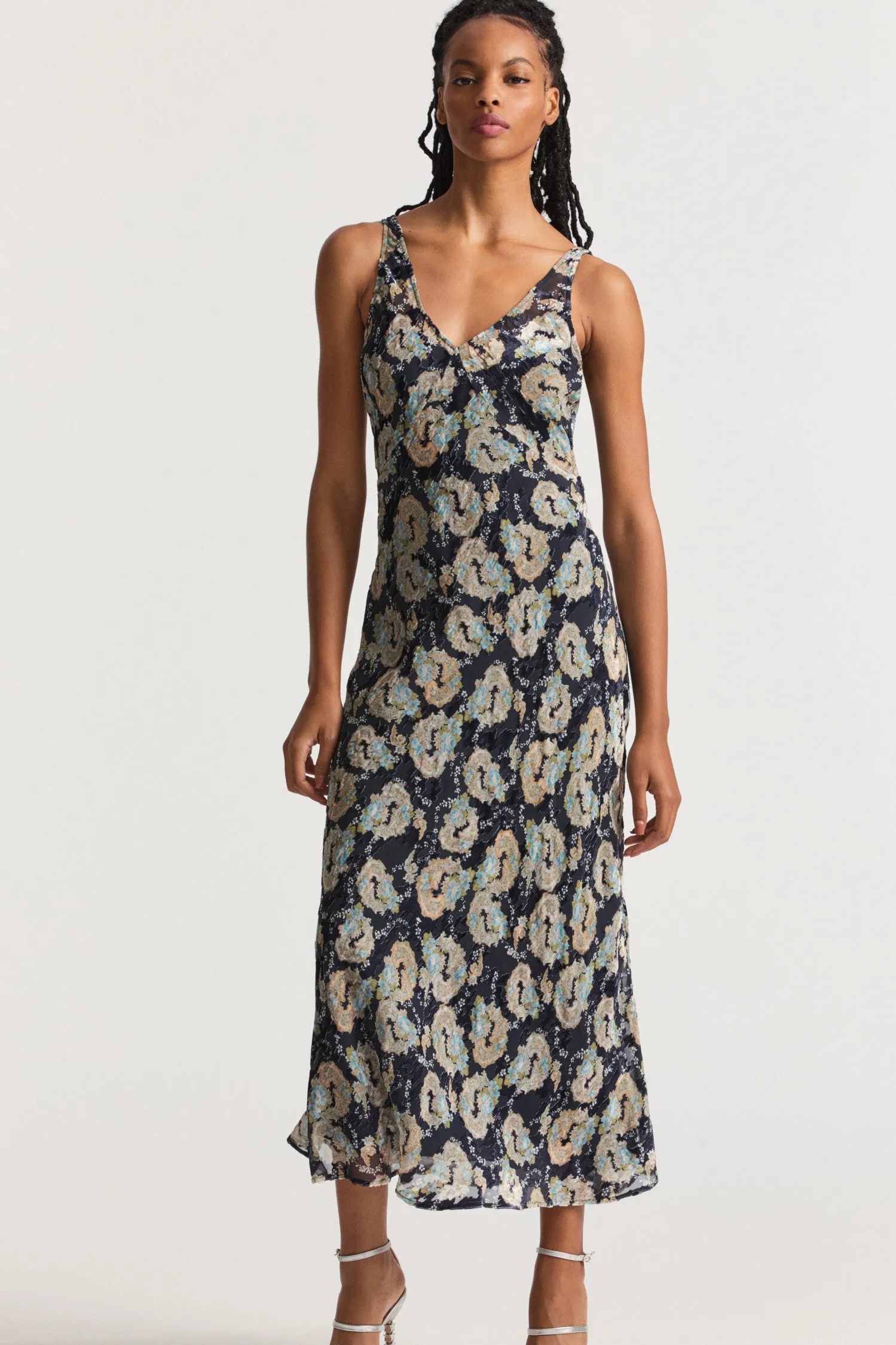 Iliana Slip Maxi Dress sold by LoveShackFancy