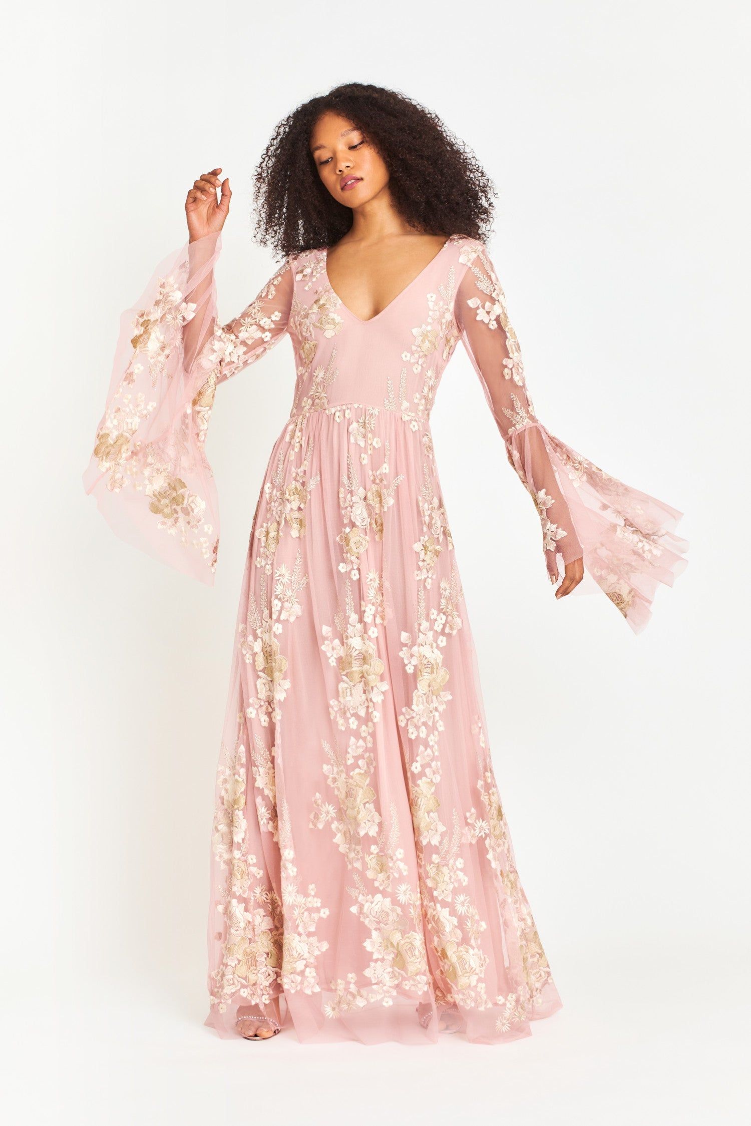 Brixton Floral Applique Maxi Dress sold by LoveShackFancy product image thumbnail 3