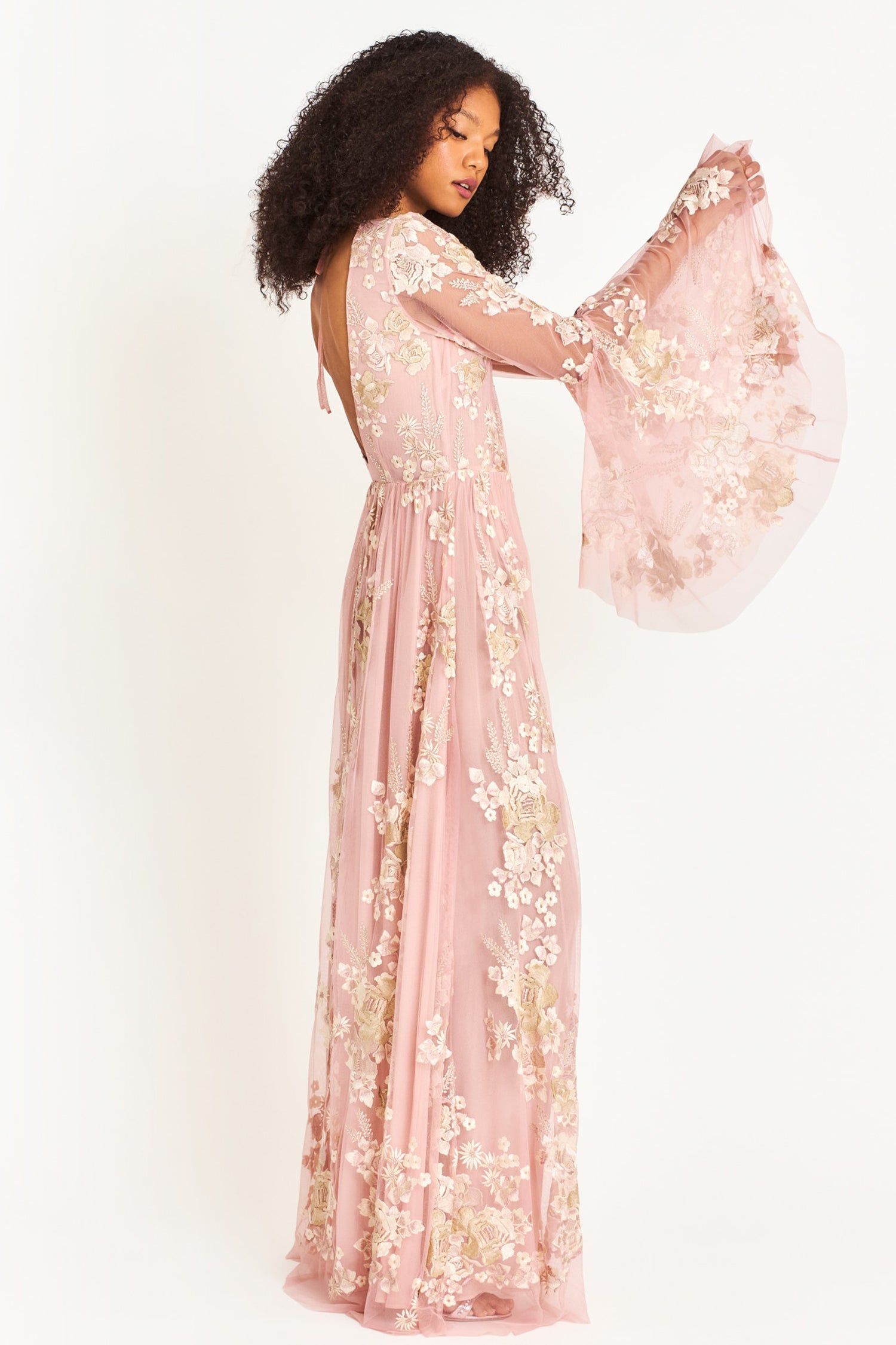 Brixton Floral Applique Maxi Dress sold by LoveShackFancy product image thumbnail 5