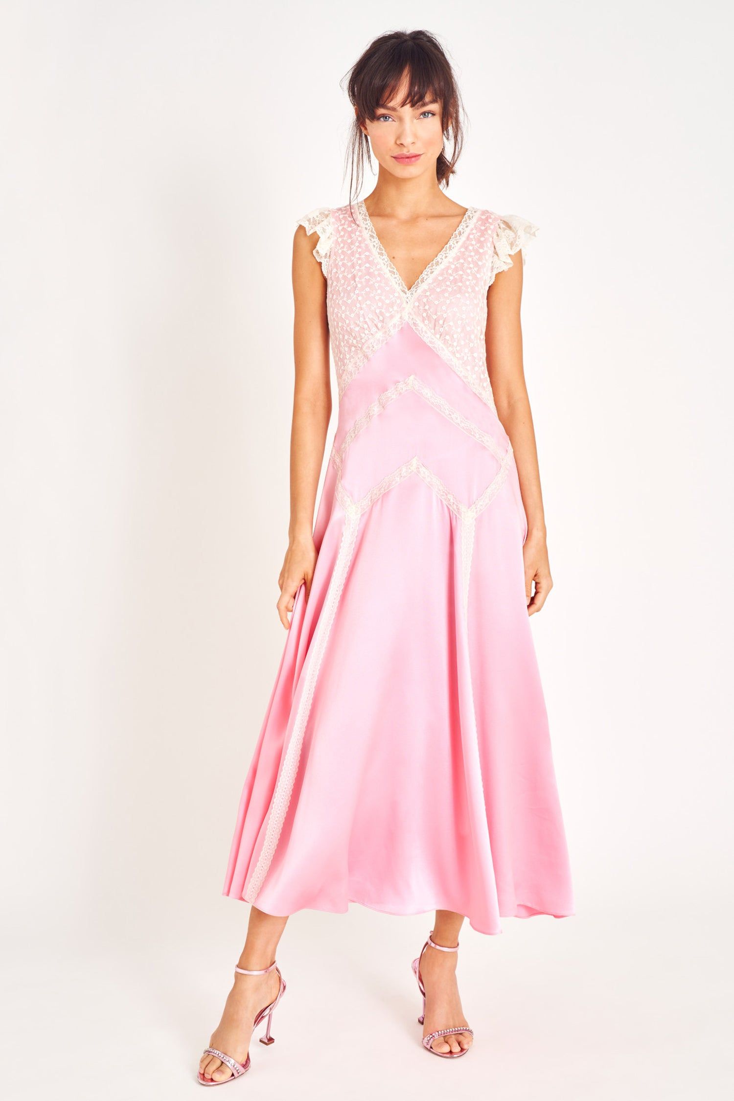 Provencia Silk Maxi Dress sold by LoveShackFancy