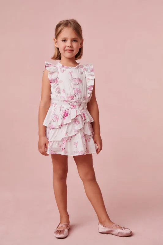 Girls Ruffle Decker Dress sold by LoveShackFancy