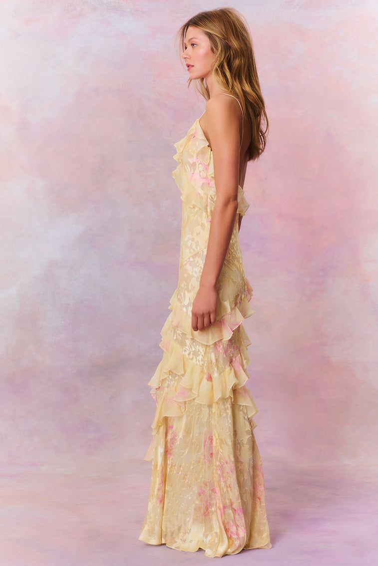 Rialto Maxi Dress- YELLOW MELON sold by LoveShackFancy product image thumbnail 3