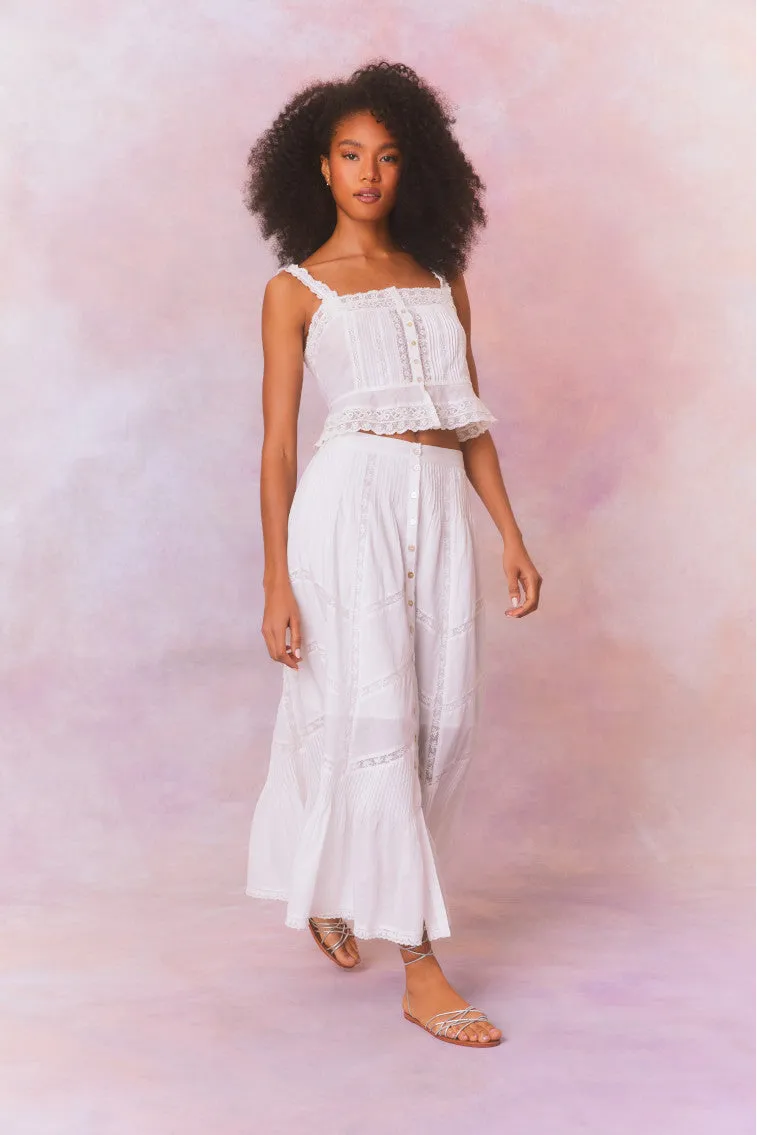 Ritson Cotton Midi Skirt sold by LoveShackFancy product image thumbnail 3