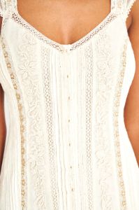 Saskia Maxi Dress sold by LoveShackFancy