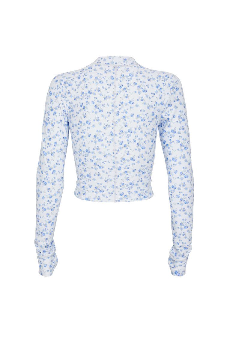 Sindri Jacket- BLUE SIDE WALK sold by LoveShackFancy product image thumbnail 4