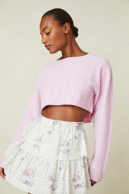 Calloway Crop Sweater sold by LoveShackFancy