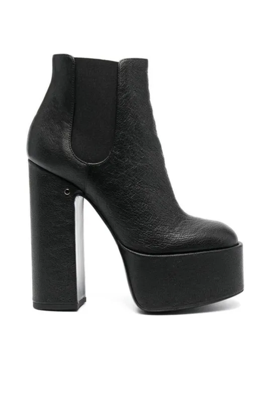 Laurence Dacade Platform Boot - BLACK made by LoveShackFancy