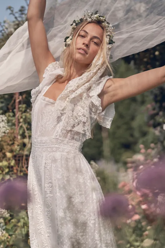 Norma Midi Dress sold by LoveShackFancy