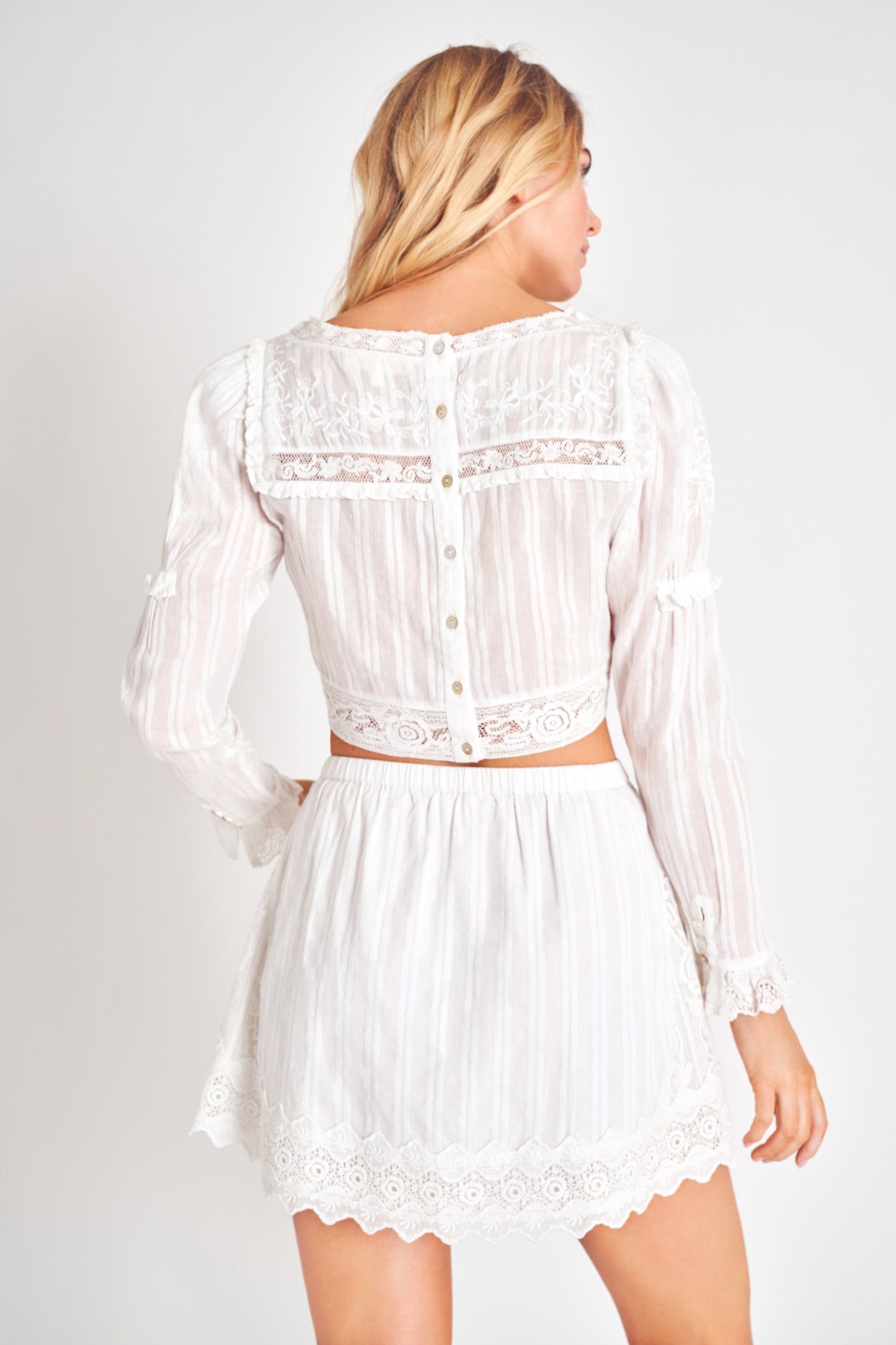Sterling Mini Skirt sold by LoveShackFancy product image thumbnail 5