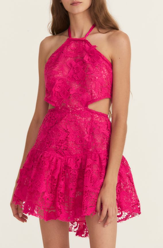 Bohima Lace Mini Dress sold by LoveShackFancy