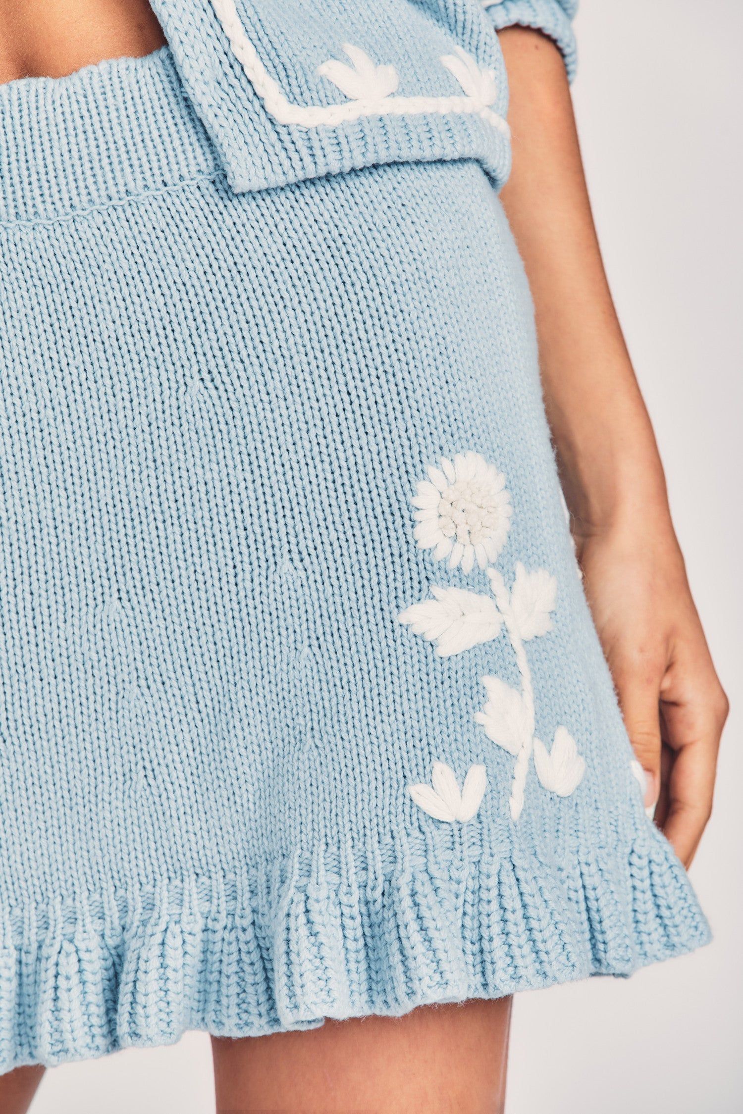 Oxford Mini Skirt sold by LoveShackFancy product image thumbnail 2