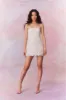 Paulinette Iridescent Sequin Mini Dress sold by LoveShackFancy