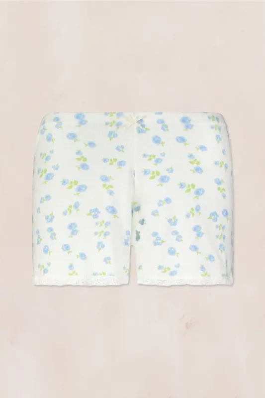 Floral Print Pajama Short sold by LoveShackFancy
