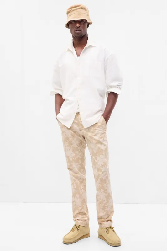 Gap x LoveShackFancy Men's Floral Khakis sold by LoveShackFancy