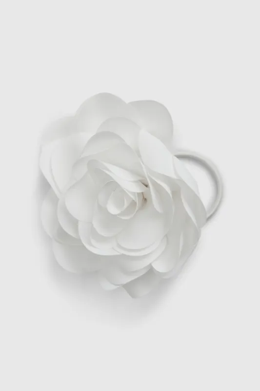 Gap x LoveShackFancy Rosette Hair Tie sold by LoveShackFancy