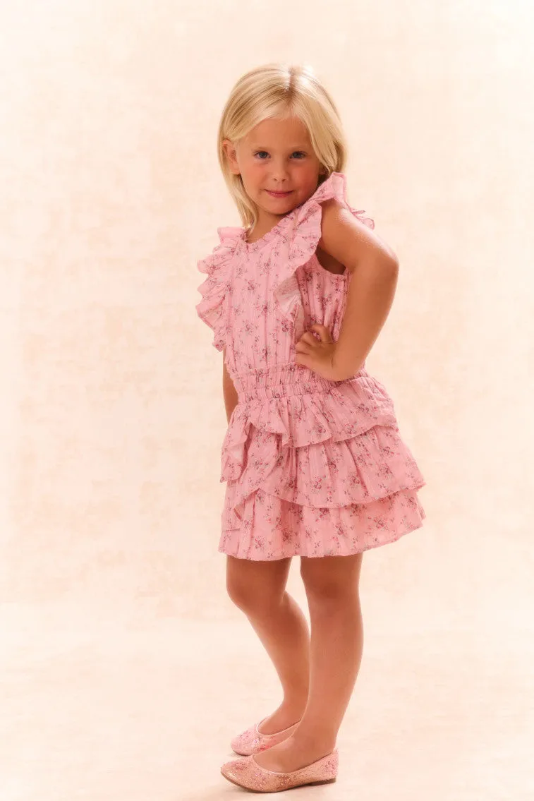 Girls Decker Cotton Floral Dress sold by LoveShackFancy product image thumbnail 3