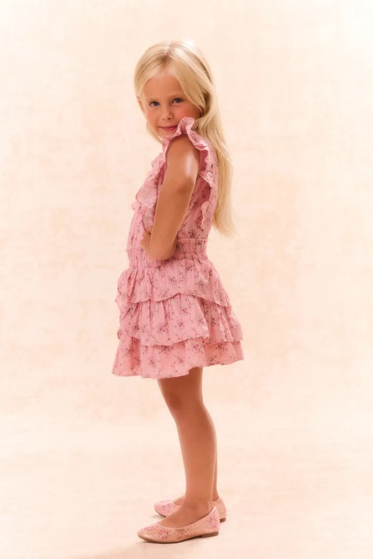 Girls Decker Cotton Floral Dress sold by LoveShackFancy product image thumbnail 4