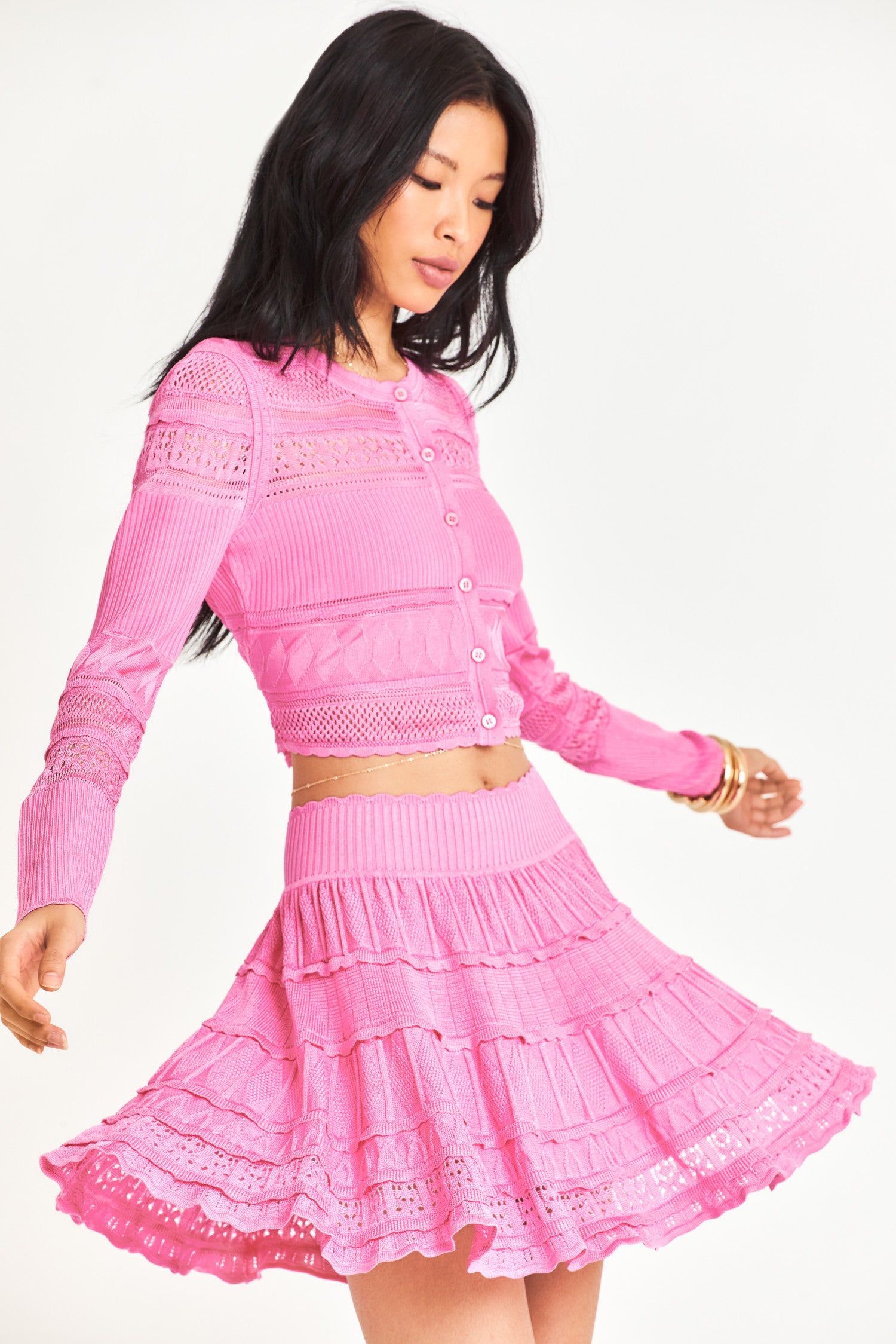 Sandrea Mini Skirt sold by LoveShackFancy product image thumbnail 5