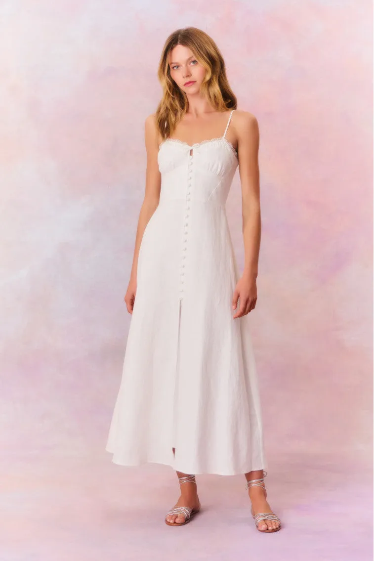 Linella Linen Smocked Maxi Dress sold by LoveShackFancy product image thumbnail 2