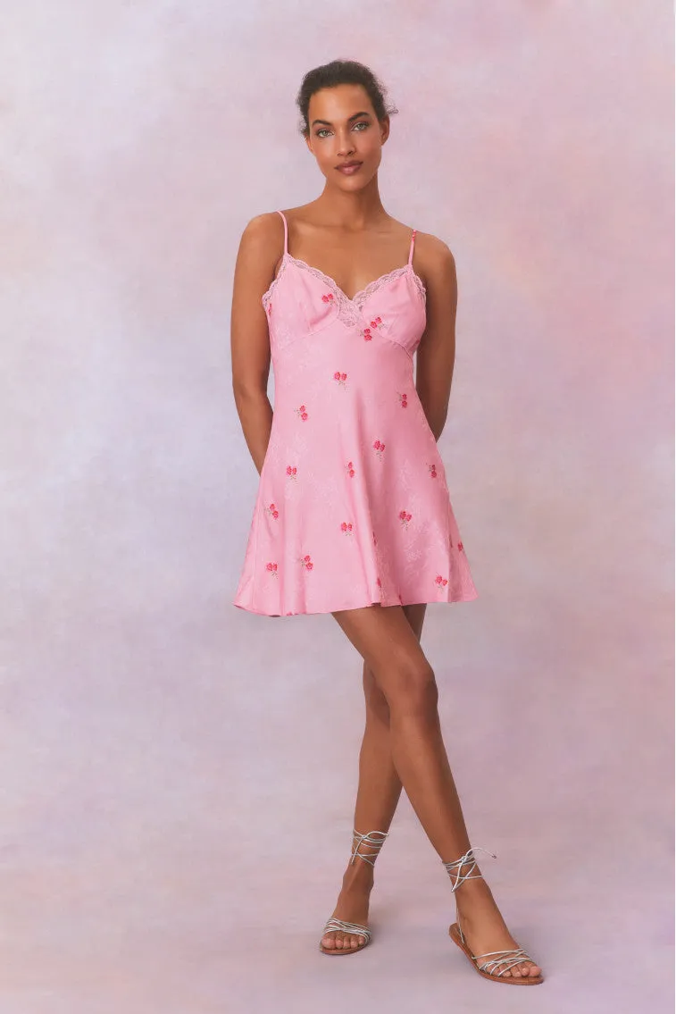 Larinda Slip Mini Dress sold by LoveShackFancy product image thumbnail 3