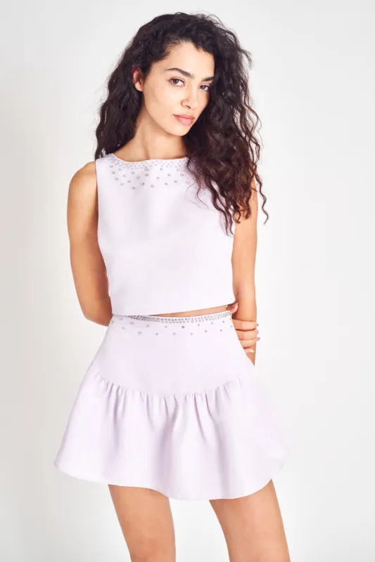 Kanoa Fitted Crop Top sold by LoveShackFancy