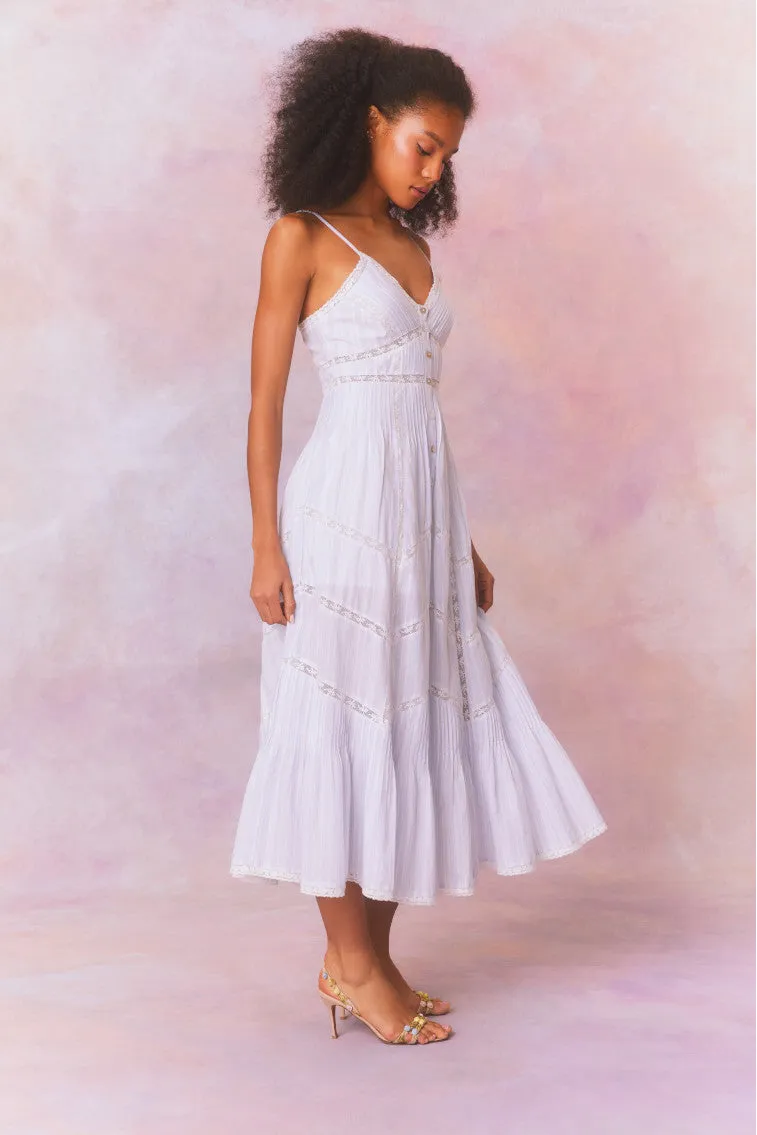 Esilda Cotton Midi Dress sold by LoveShackFancy product image thumbnail 4