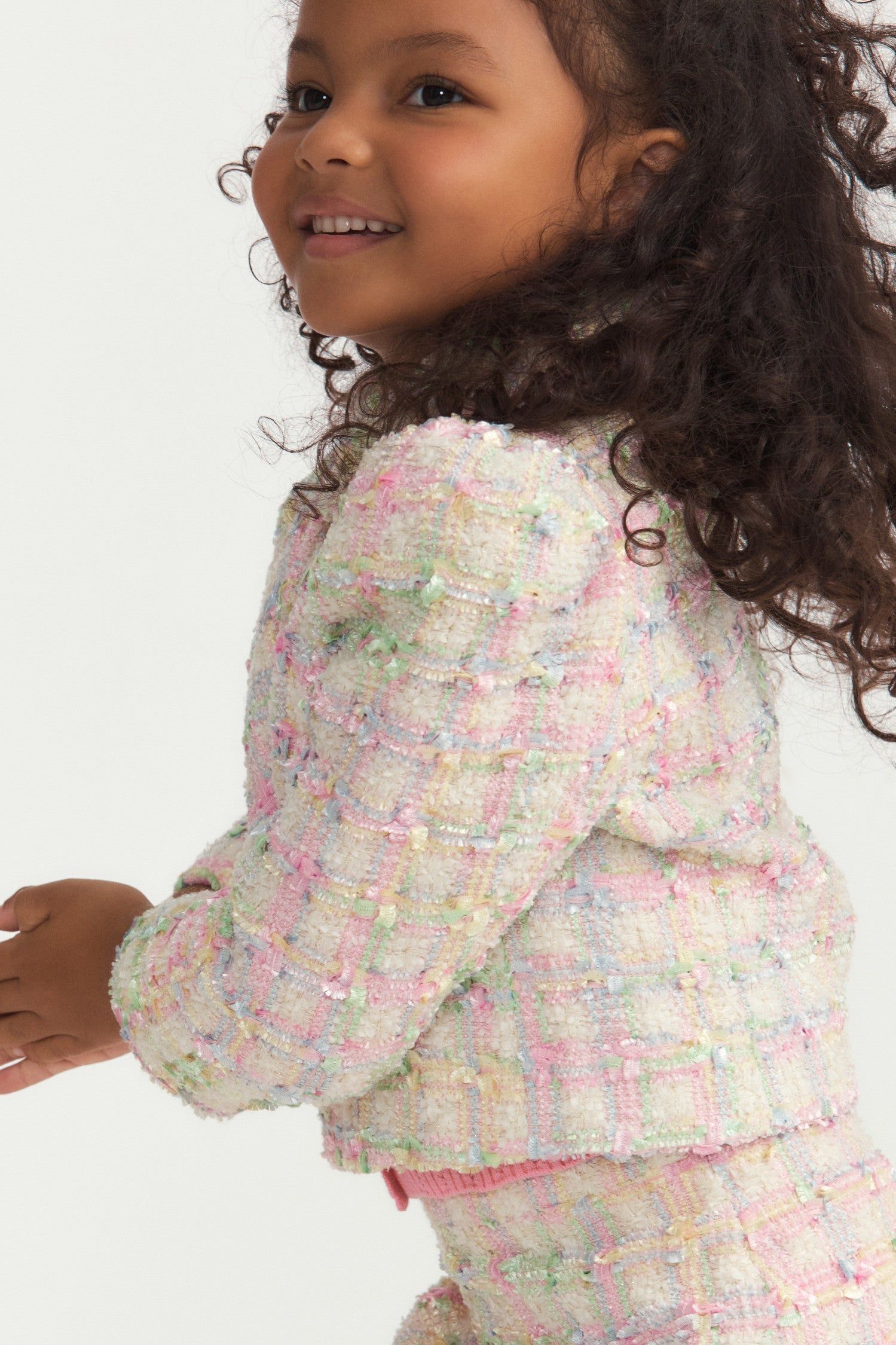 Girls Tweed Jacket sold by LoveShackFancy product image thumbnail 4