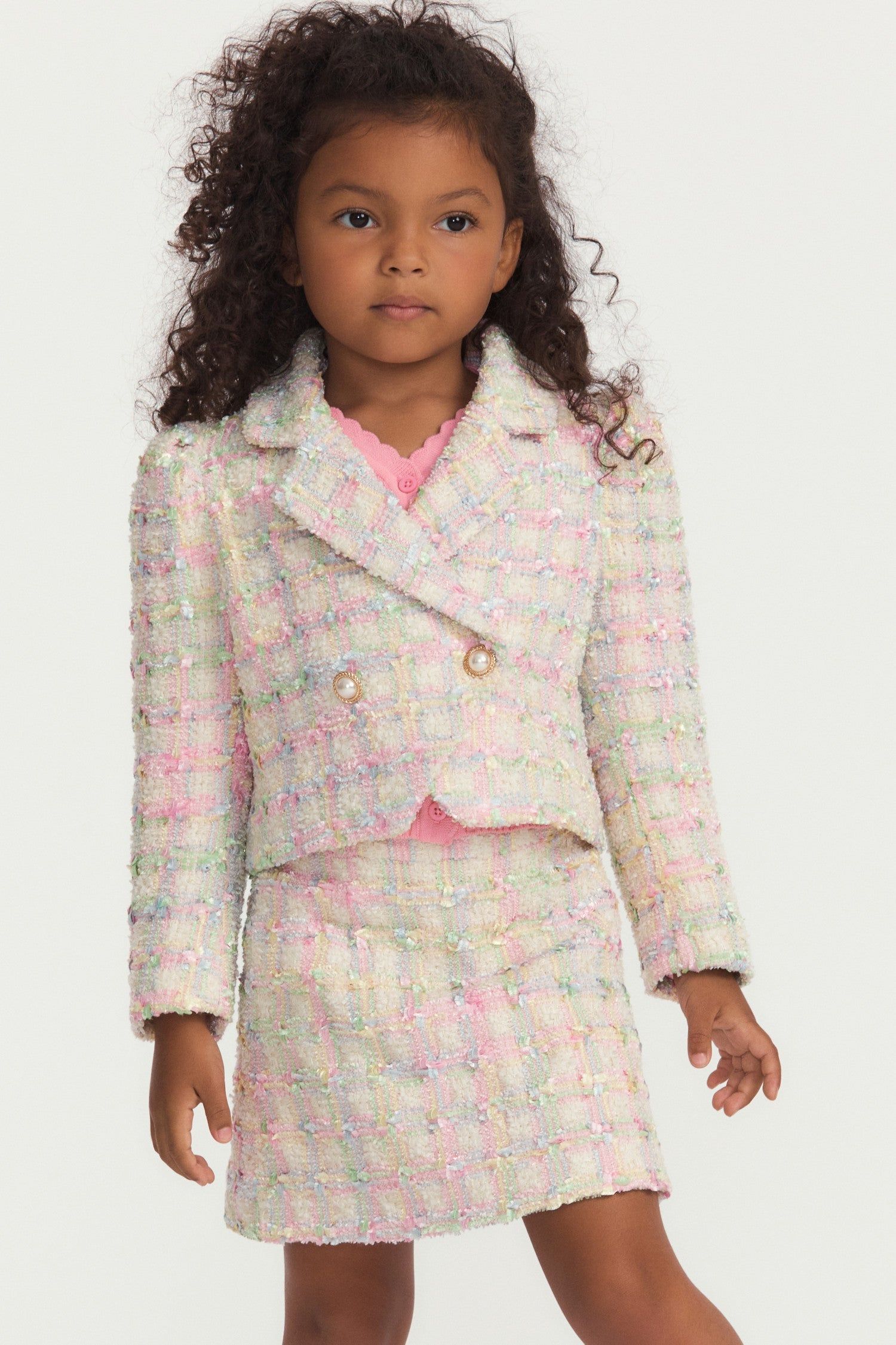 Girls Tweed Jacket sold by LoveShackFancy product image thumbnail 2