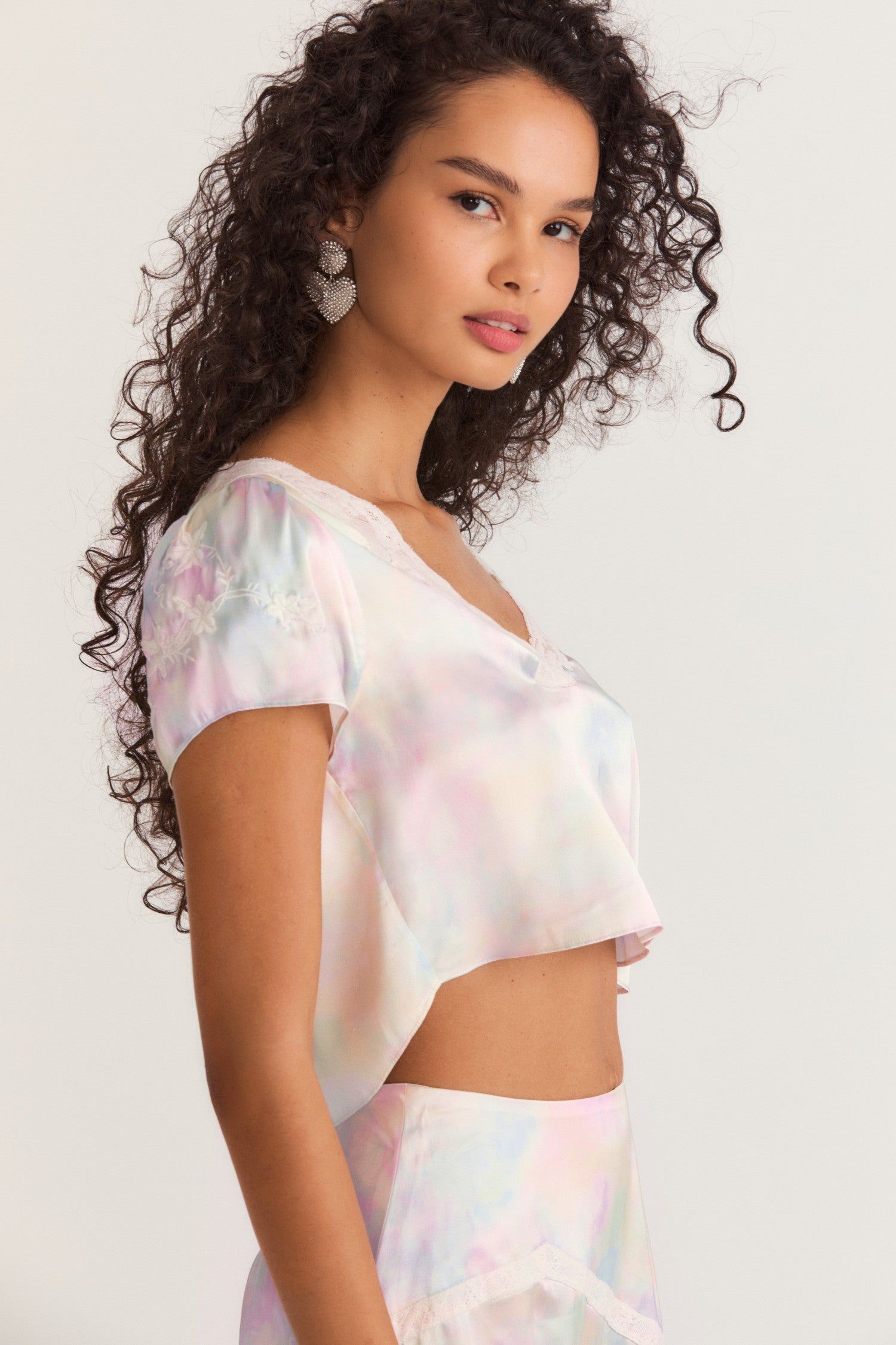 Lisanne Crop Top sold by LoveShackFancy product image thumbnail 4