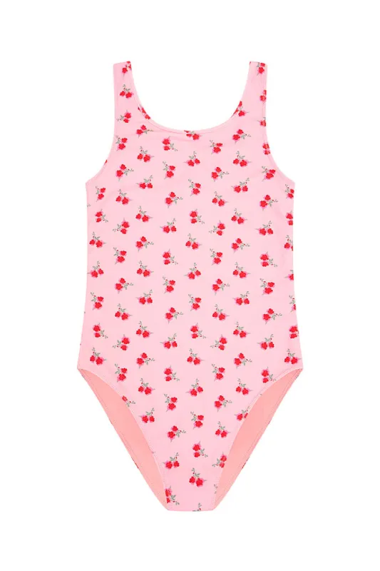 Girls Aldora Cherry One Piece Swimsuit sold by LoveShackFancy