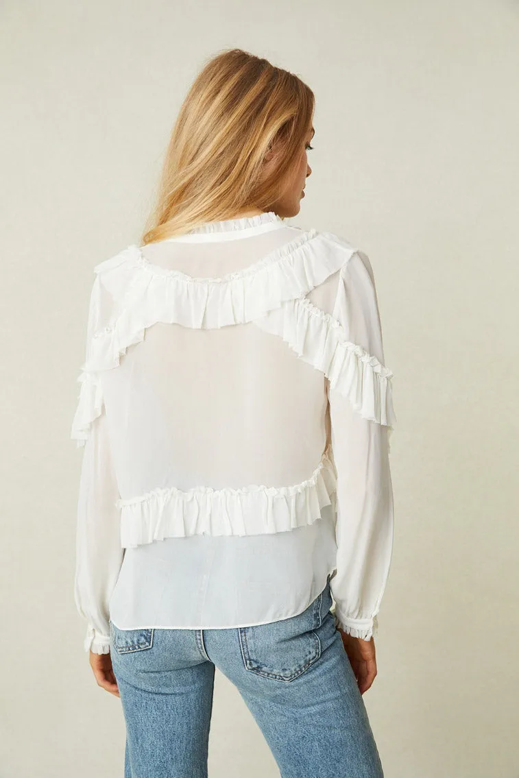 Jelena Blouse sold by LoveShackFancy product image thumbnail 5
