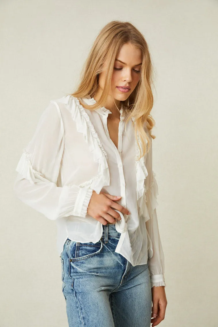Jelena Blouse sold by LoveShackFancy product image thumbnail 3
