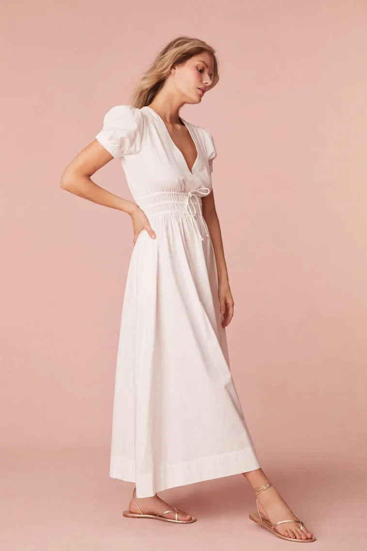Sabela Cotton Midi Dress sold by LoveShackFancy